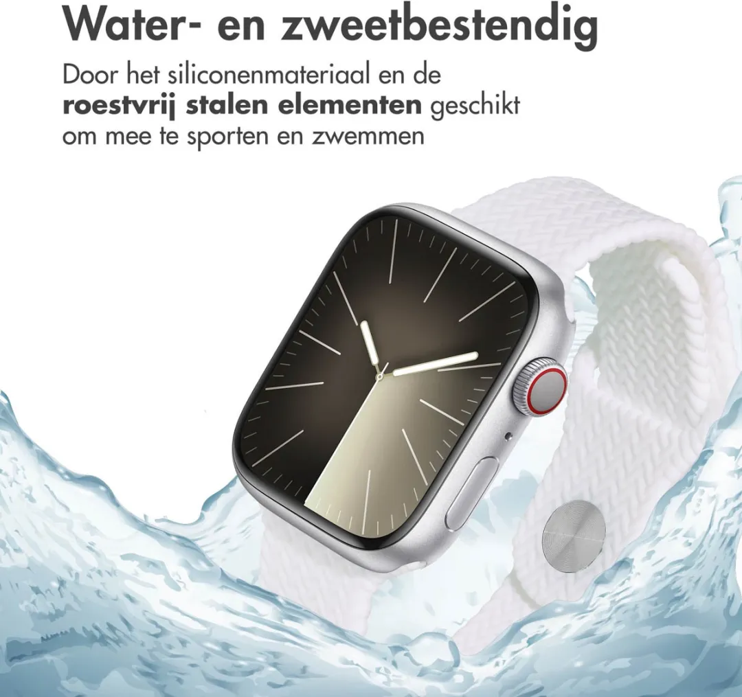Imoshion Siliconen Bandje Apple Watch 44-49mm - Wit