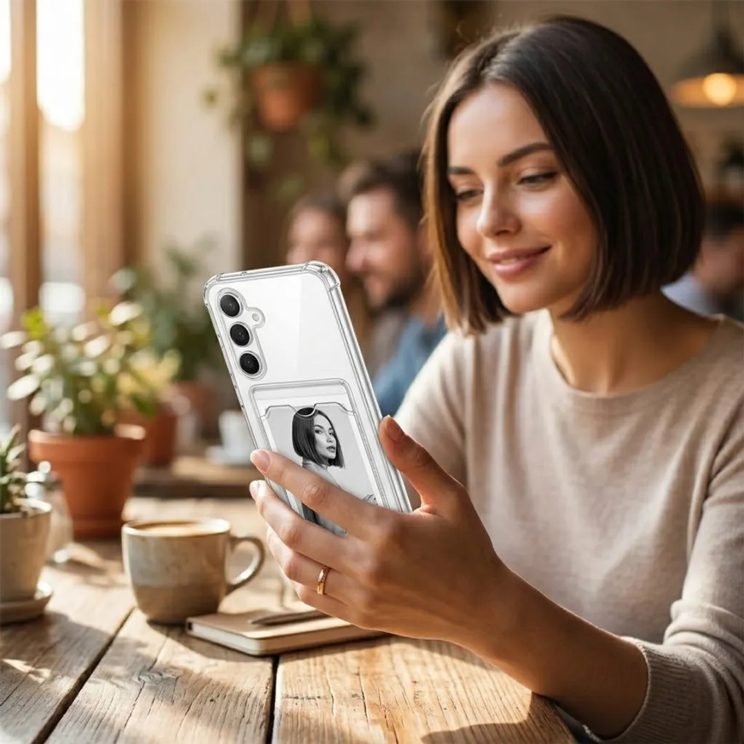 NUVEX Transparant Telefoonhoesje Samsung Galaxy A56 - TPU - Foto vak