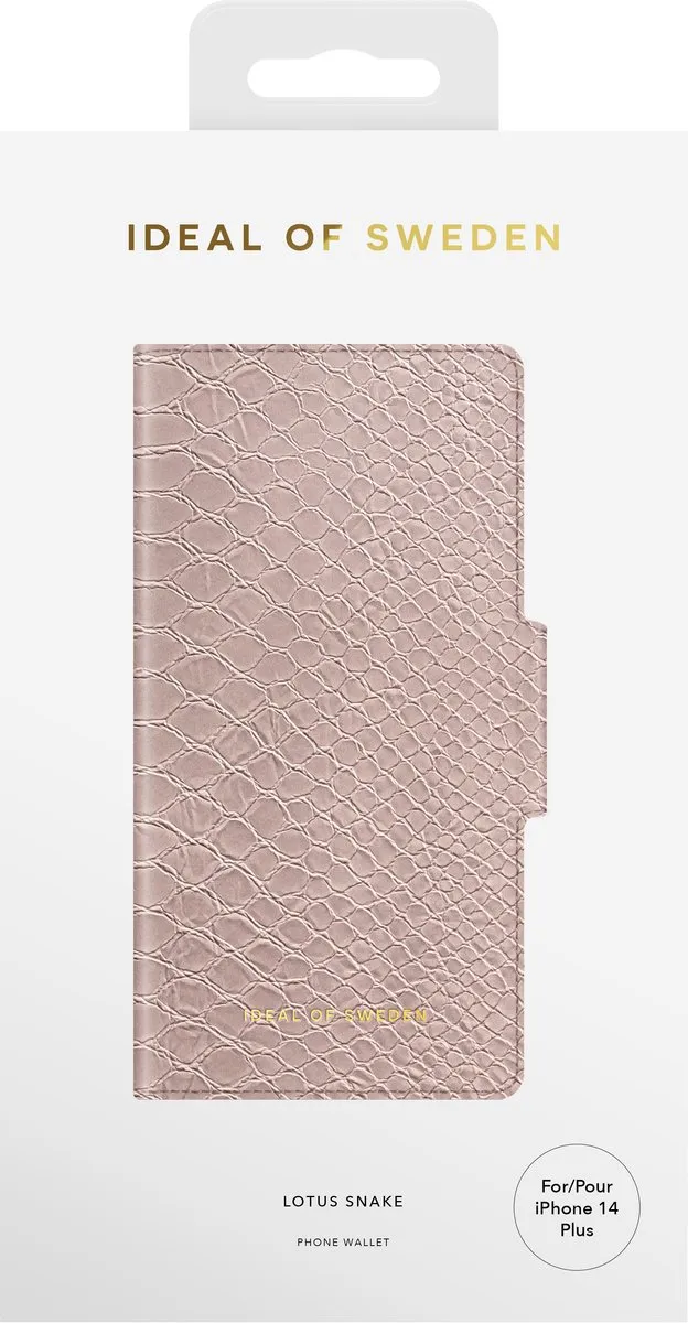 iDeal of Sweden Atelier Wallet Apple iPhone 14 Plus Lotus Snake - IDAWAW20-I2267-234 - afbeelding 2 van 6