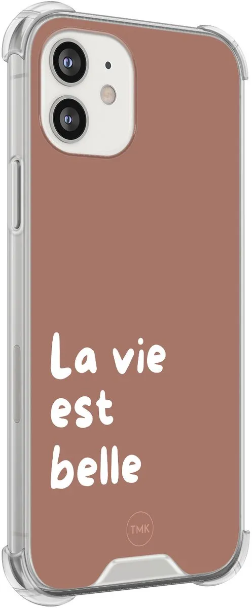 Casevibes iPhone 12 Mini Shockproof Hoesje - A/i12m/S/021 - Bruin