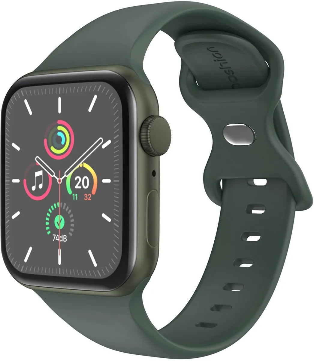 Imoshion Siliconen Bandje Apple Watch 44-49mm - Donkergroen