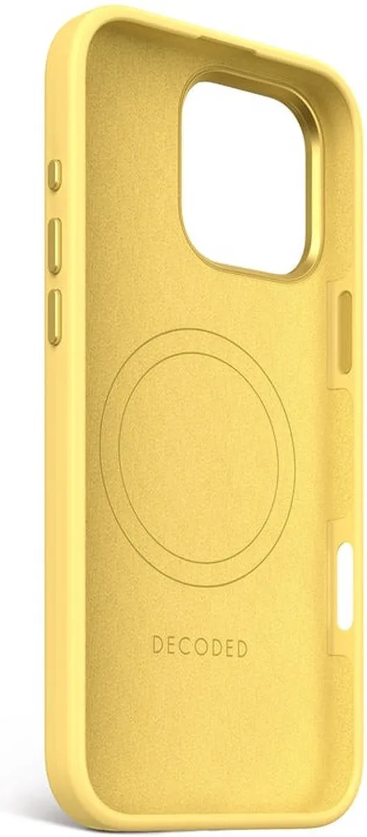 Decoded Siliconen Hoesje iPhone 15 Pro Max - Popcorn Geel - DEC-I15PM-SC-YEL