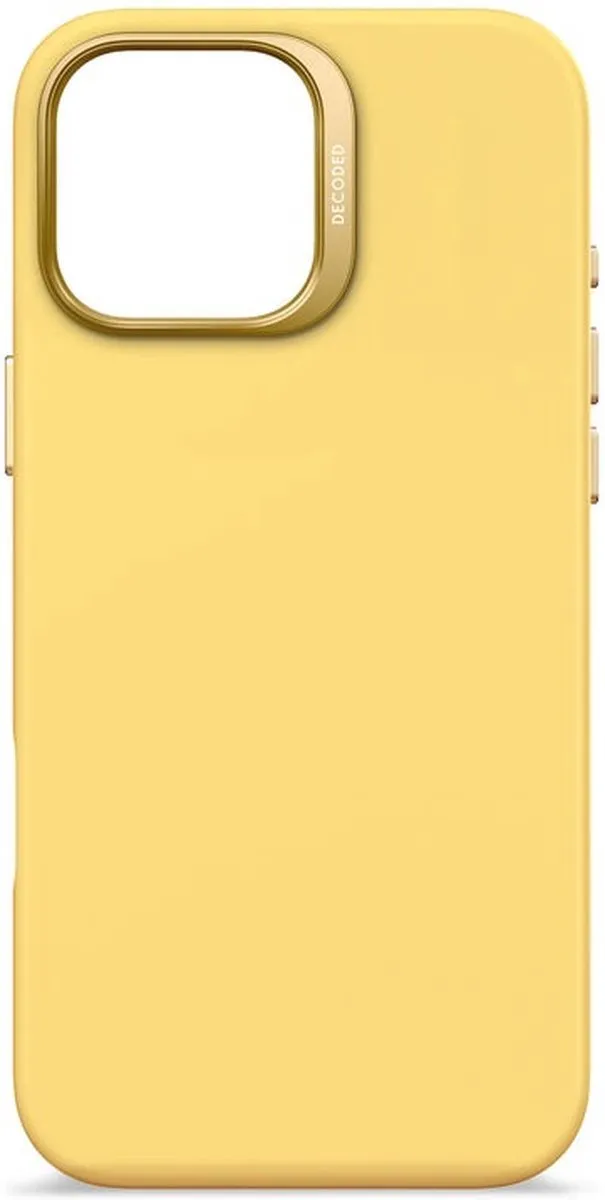 Decoded Siliconen Hoesje iPhone 15 Pro Max - Popcorn Geel - DEC-I15PM-SC-YEL