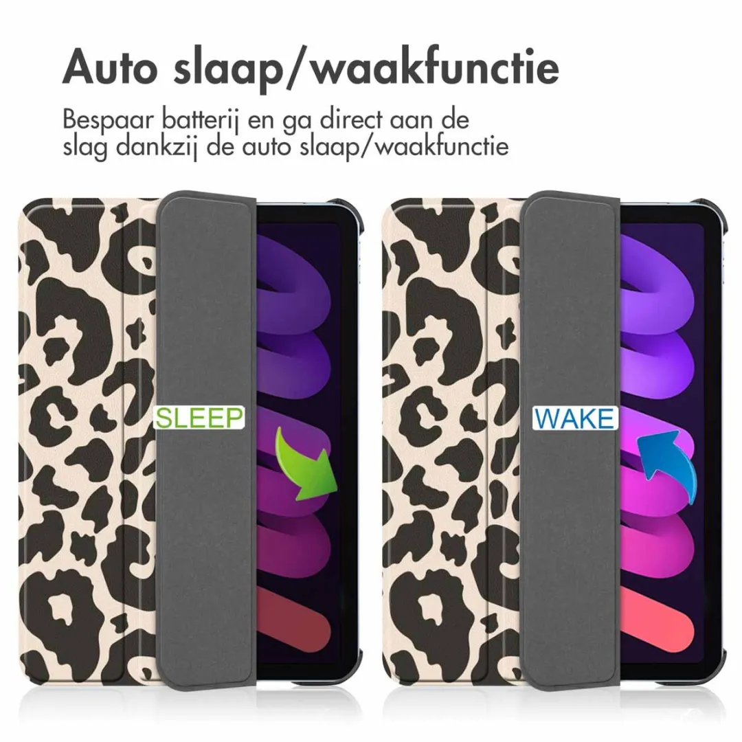 Imoshion Tablethoes SH00079165 - Apple iPad Mini 6/7 8.3" - Leopard