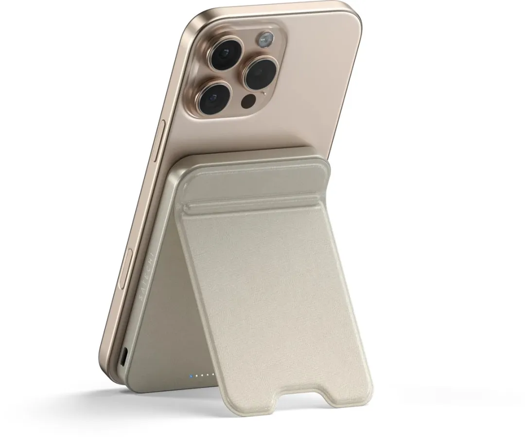 Satechi OntheGo Magnetische Qi2 Power Bank ST-B5Q2SW - 5.000mAh - 20W - Beige