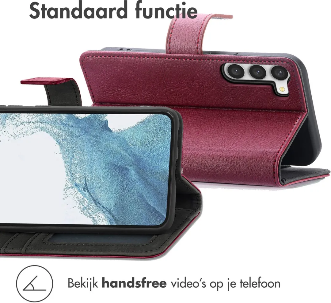 Imoshion Hoesje Samsung Galaxy S23 - 3 Pasjes - Bordeaux