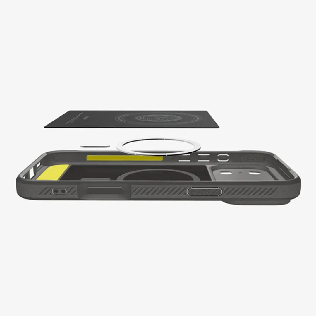 Spigen Rugged Armor 13969 MagCover - iPhone 17 Pro - Grijs - afbeelding 6 van 6