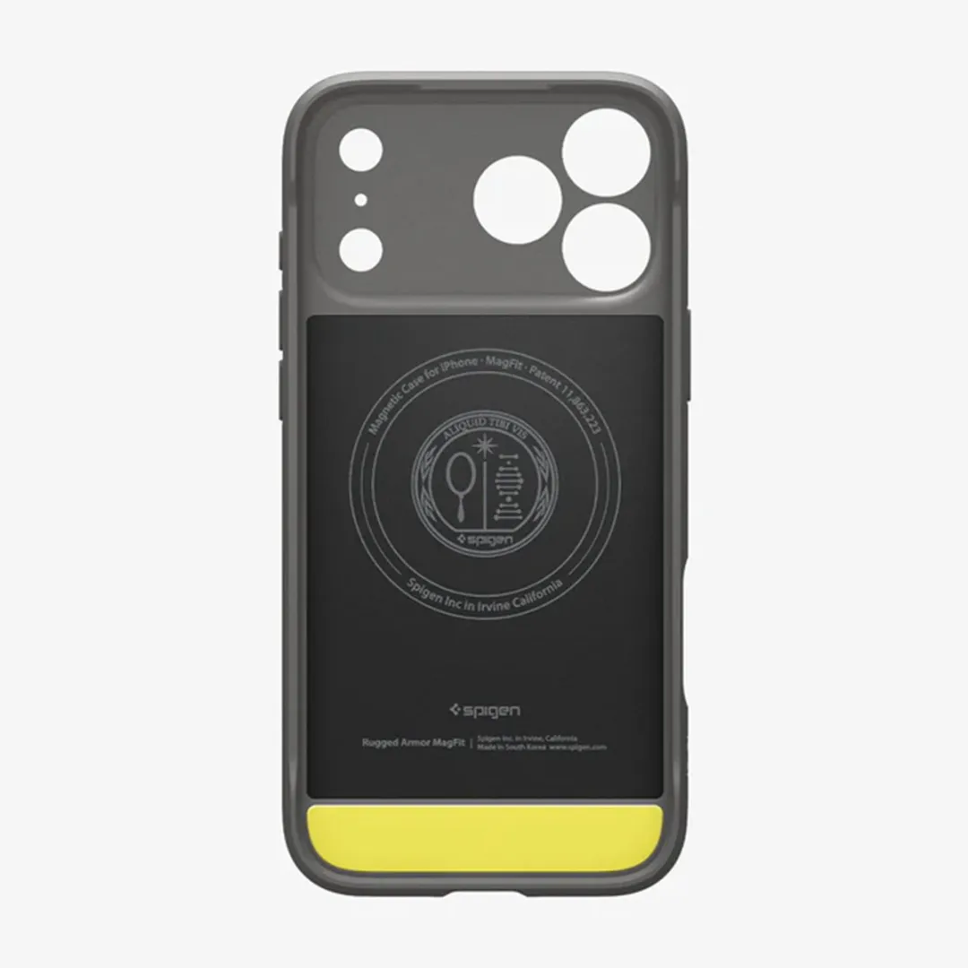 Spigen Rugged Armor 13969 MagCover - iPhone 17 Pro - Grijs