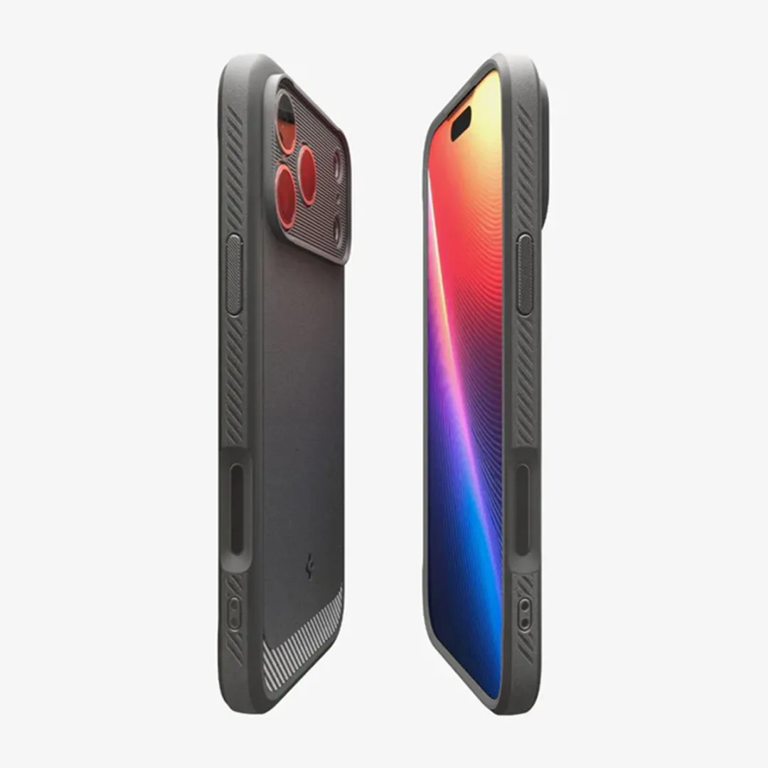 Spigen Rugged Armor 13969 MagCover - iPhone 17 Pro - Grijs