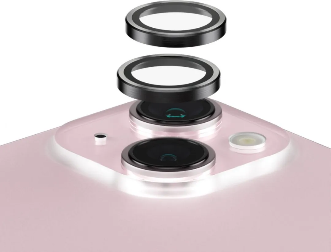 PanzerGlass PZ-1138 iPhone 15 Camera Lens Protector - Zwart