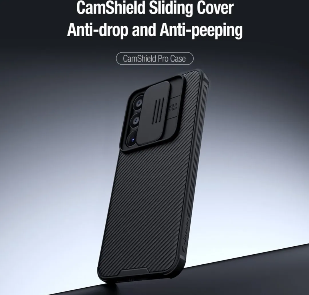 Nillkin CamShield Pro Hoesje Samsung Galaxy A55 - Zwart