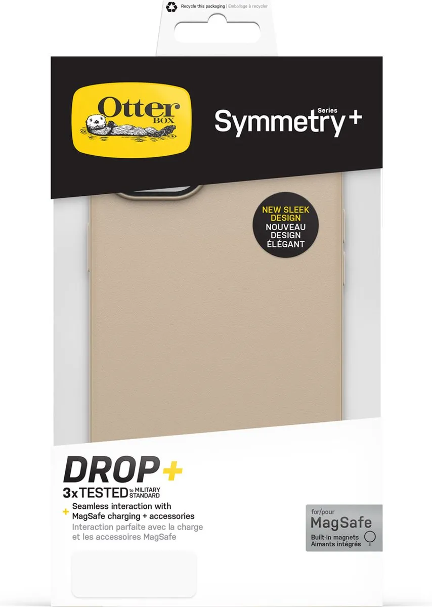OtterBox Symmetry Plus Hoesje 77-90731 - iPhone 14 Plus - Beige - afbeelding 6 van 6