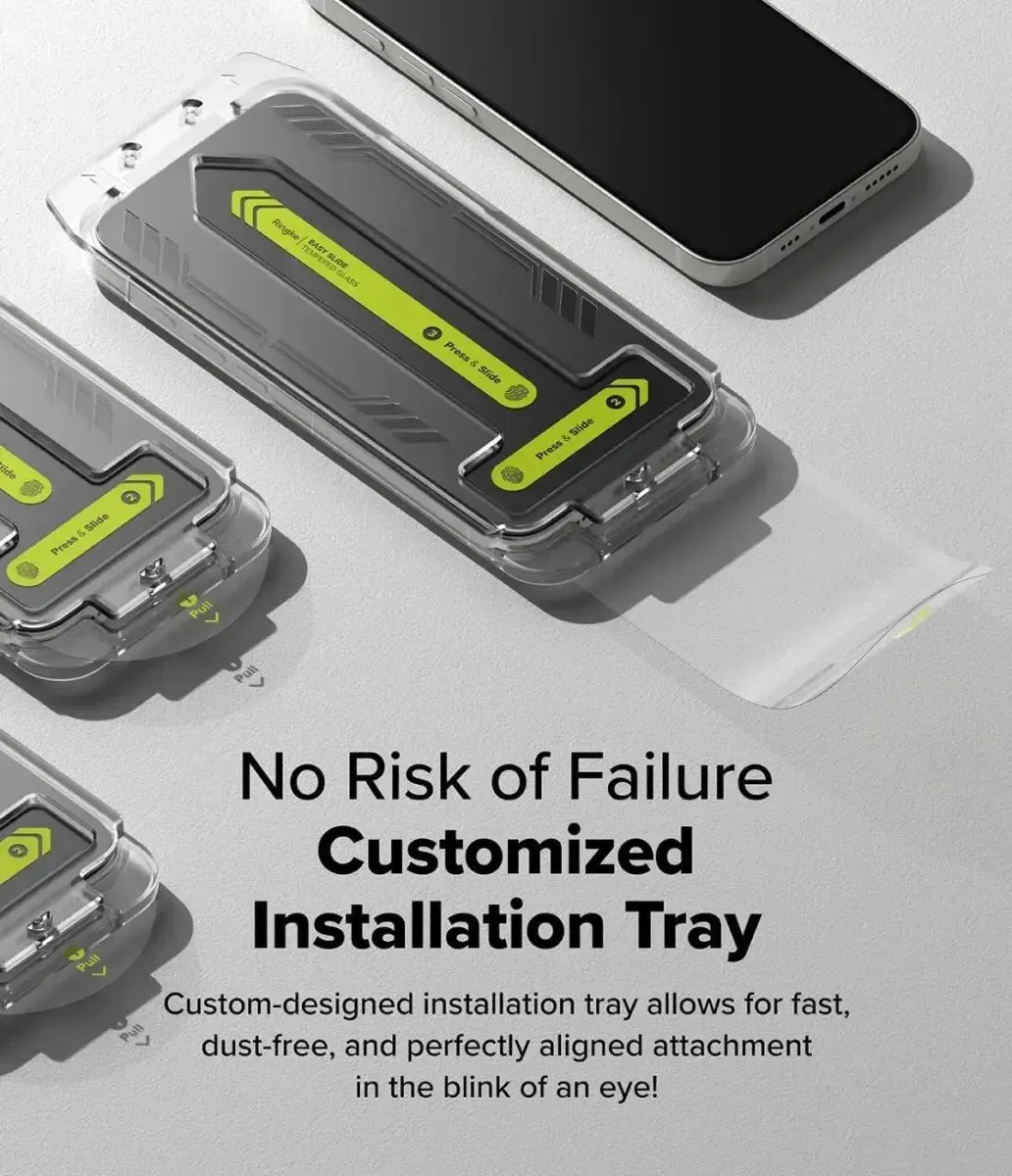 Ringke Easy Slide iPhone Screen Protector 9H - 2 Stuks