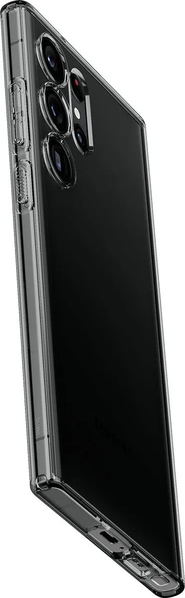Spigen Liquid Crystal Hoesje ACS05611 - Samsung Galaxy S23 Ultra - Zwart
