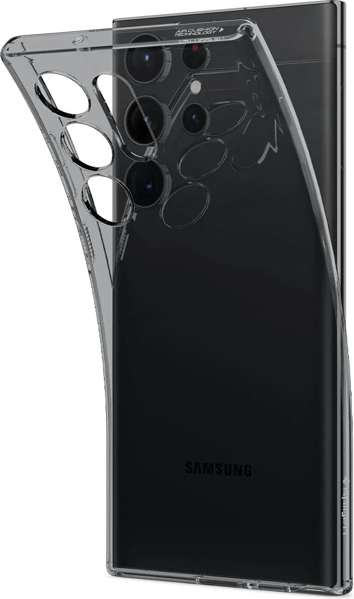 Spigen Liquid Crystal Hoesje ACS05611 - Samsung Galaxy S23 Ultra - Zwart