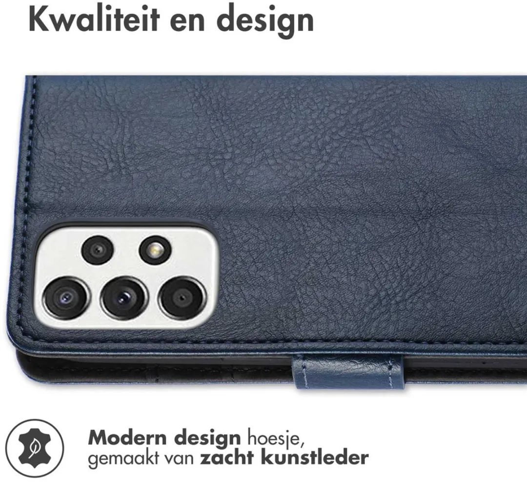Imoshion Hoesje Samsung Galaxy A53 - 3 Pasjes - Donkerblauw - afbeelding 2 van 6