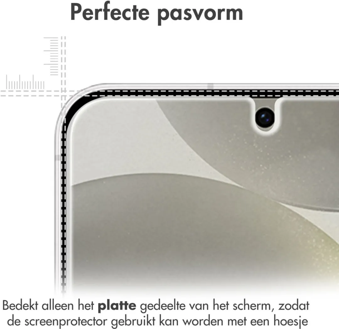 imoshiion Screenprotector Gehard Glas - Samsung Galaxy S24/S25