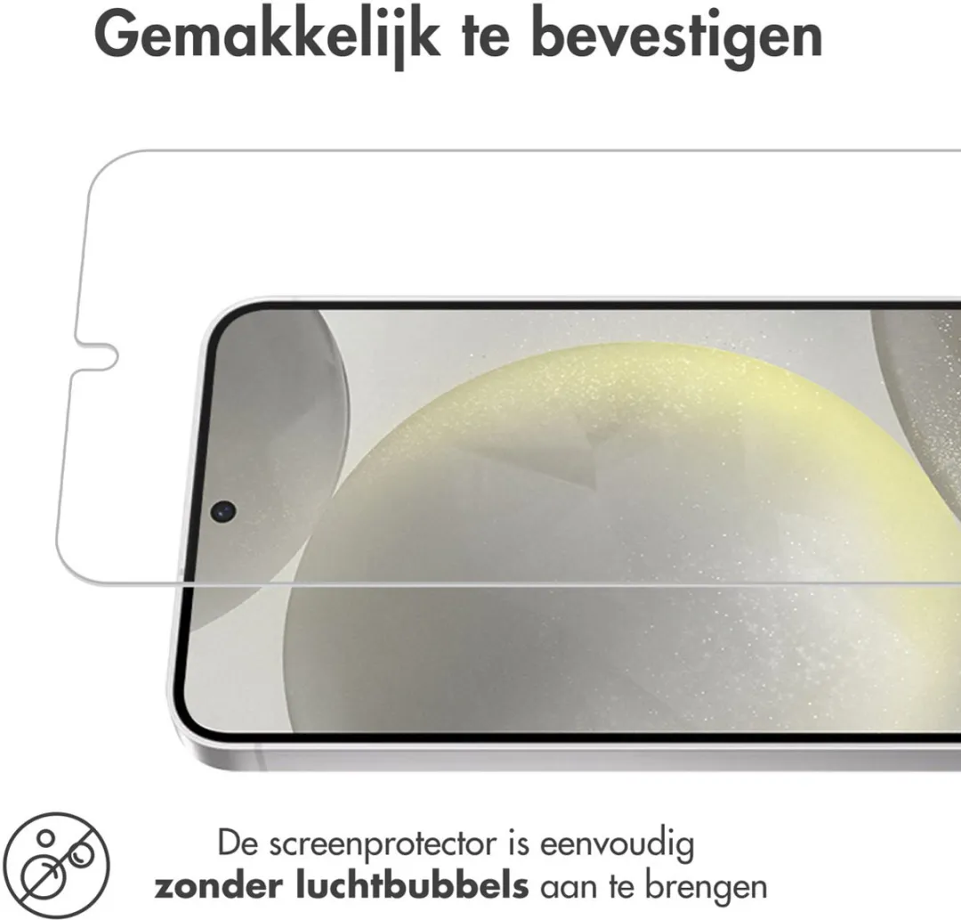 imoshiion Screenprotector Gehard Glas - Samsung Galaxy S24/S25