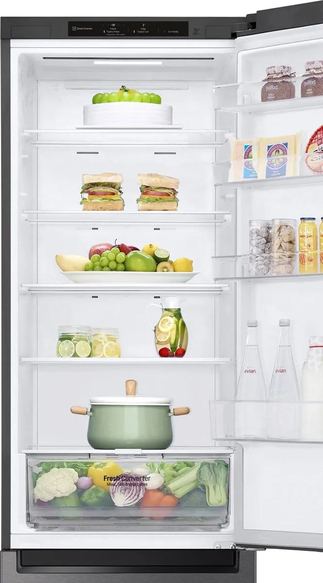 LG GBP62DSSGR Koelvriescombinatie - 384L - Vrijstaand - Grafiet