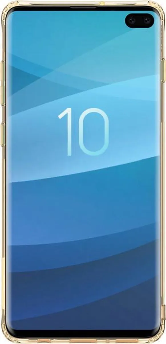 Nillkin Nature TPU Hoesje - Samsung Galaxy S10+ - Oranje - afbeelding 2 van 4