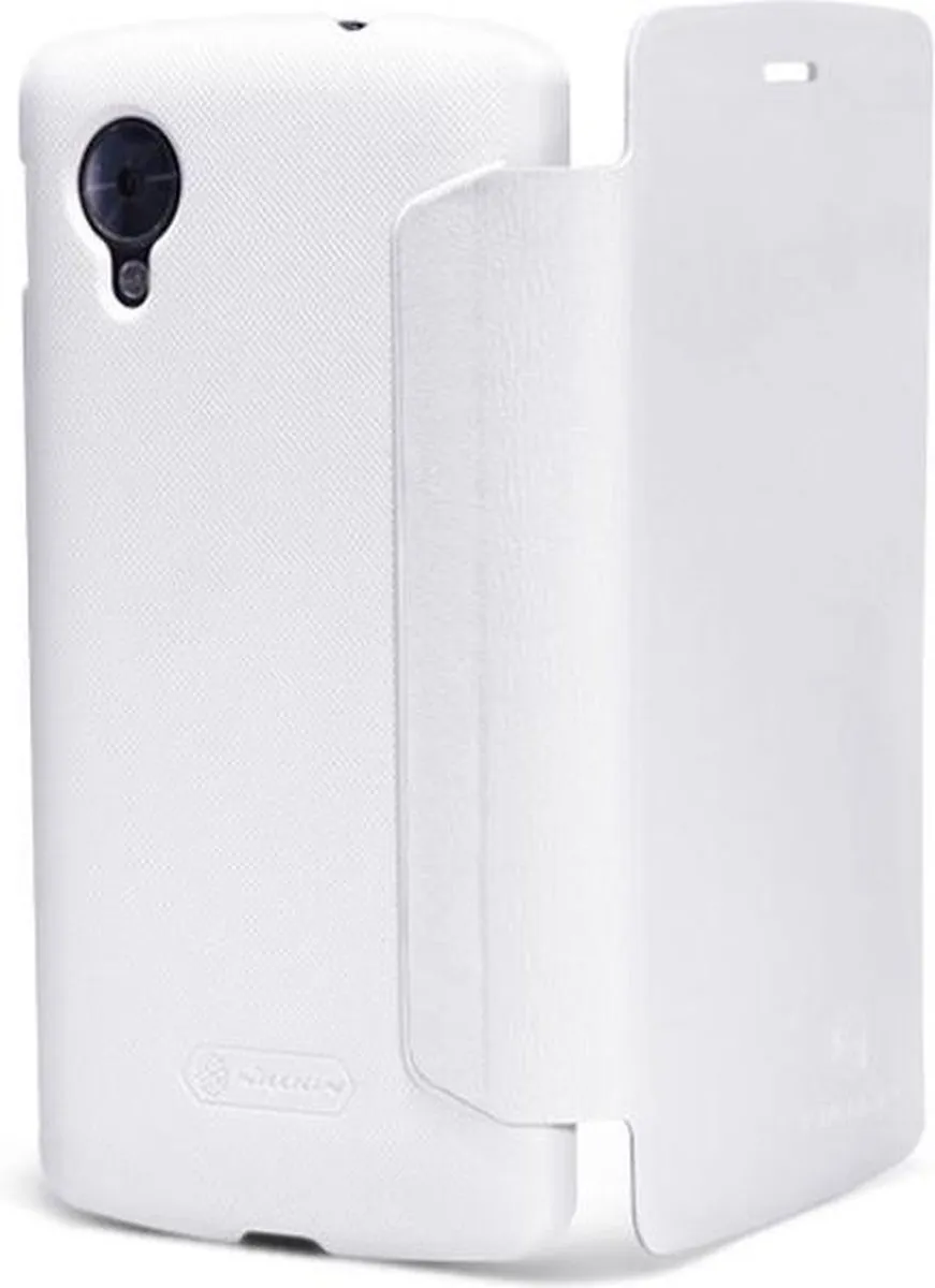 Nillkin Leather Flip Case Nexus 5 - Wit - afbeelding 2 van 5