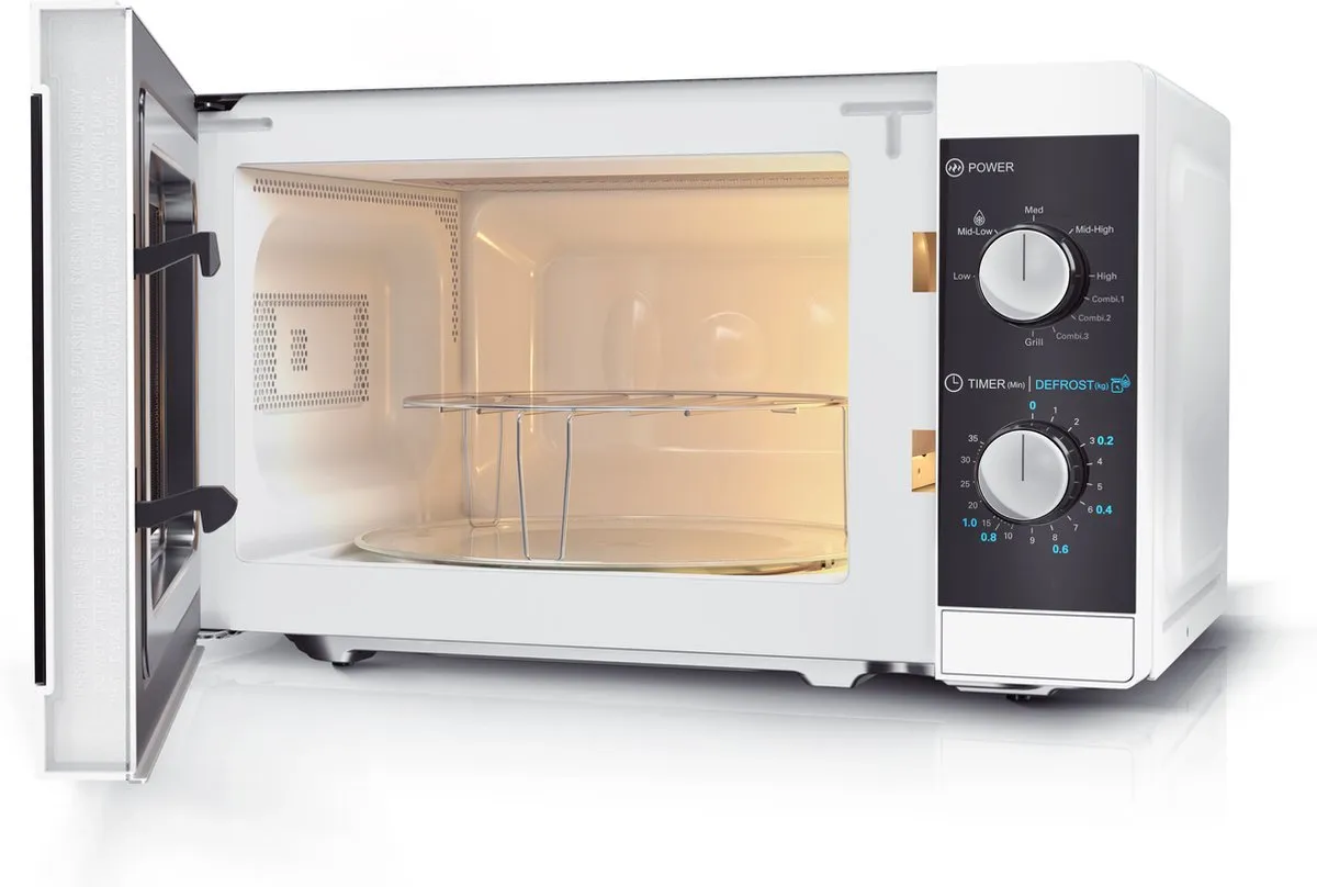 Sharp YC-MG01E-W Magnetron met Grill 800W 20L - Wit