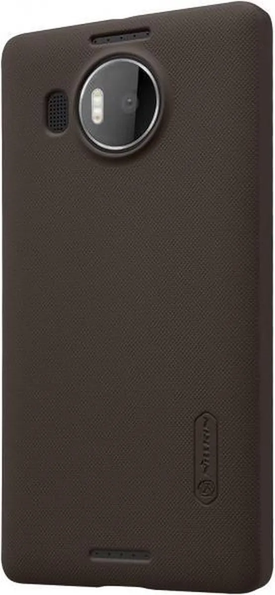 Nillkin Super Frosted Shield Backcover Microsoft Lumia 950 XL - Donkerbruin F-HC MS-950XL-BR - afbeelding 4 van 6