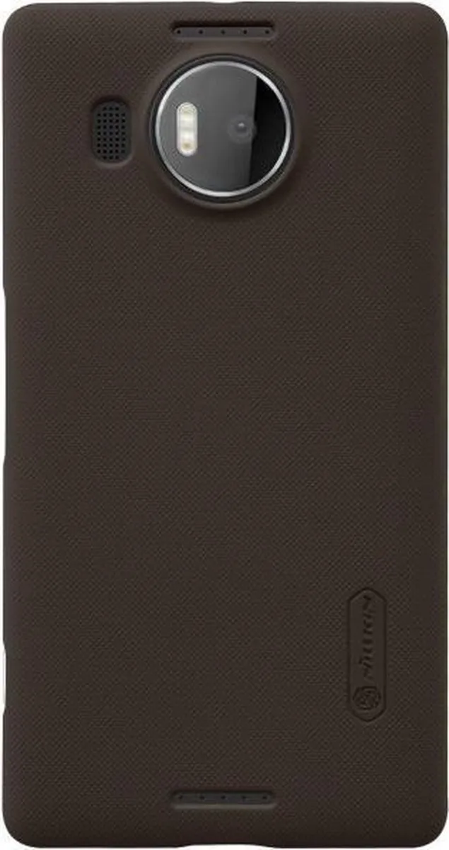 Nillkin Super Frosted Shield Backcover Microsoft Lumia 950 XL - Donkerbruin F-HC MS-950XL-BR - afbeelding 2 van 6