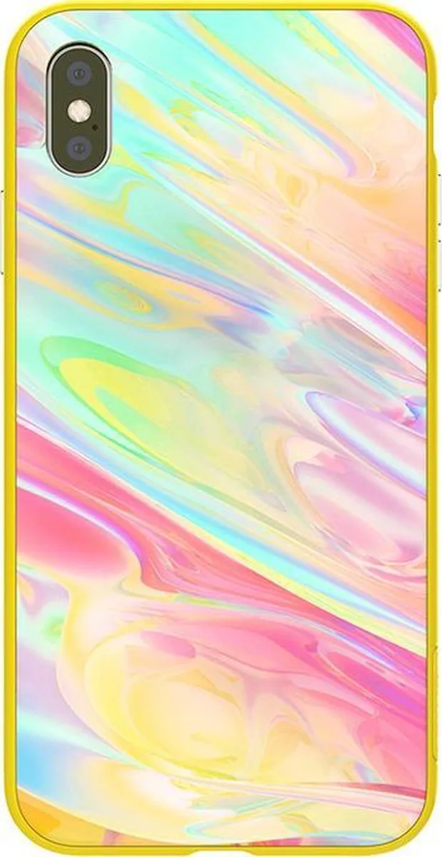 Nillkin Ombre Hard Case Geel - iPhone XS Max