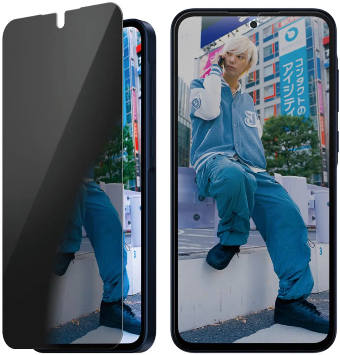 PanzerGlass Ultra-Wide Fit Privacy Screenprotector Samsung Galaxy A36 - Zwart