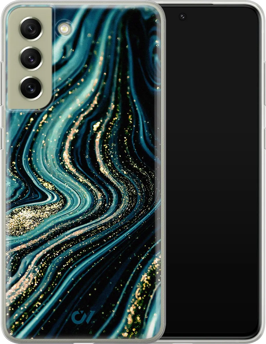 Casevibes Galaxy S21 FE Hoesje - Blauw - S/S21FE/UV/046