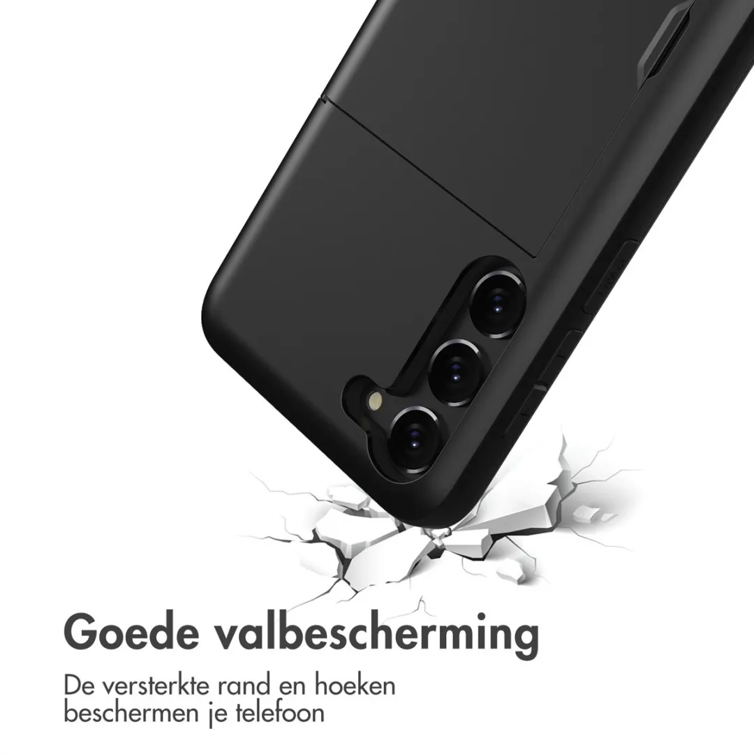 Imoshion Hoesje Samsung Galaxy S23 Plus - 2 Pasjes - Zwart