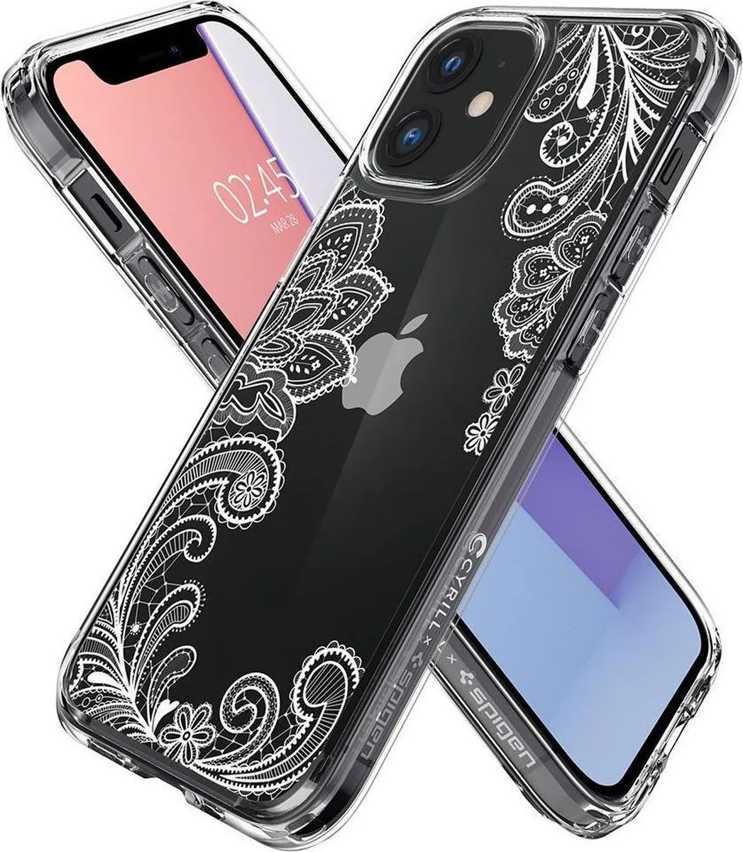 Spigen Cecile TPU Hoes iPhone 12 Mini - Transparant - ACS01781