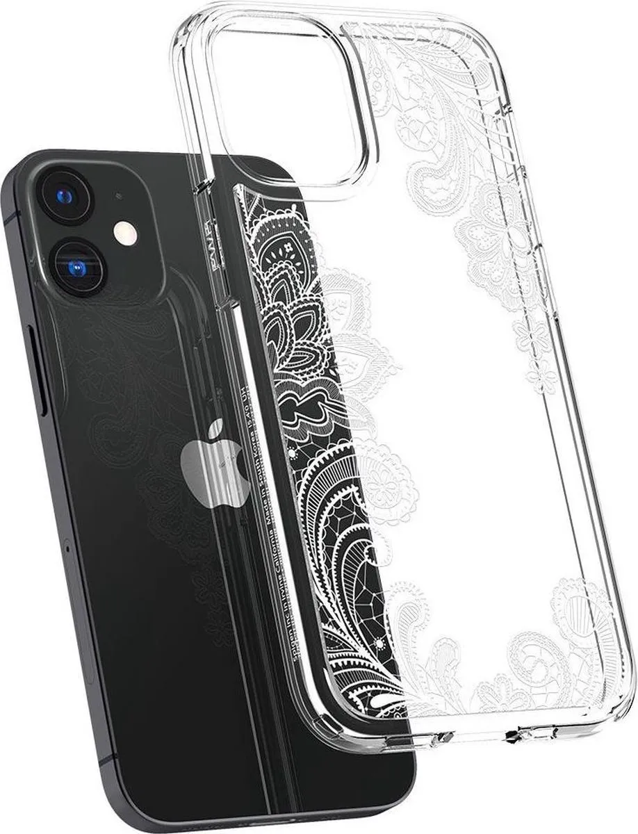 Spigen Cecile TPU Hoes iPhone 12 Mini - Transparant - ACS01781 - afbeelding 6 van 6