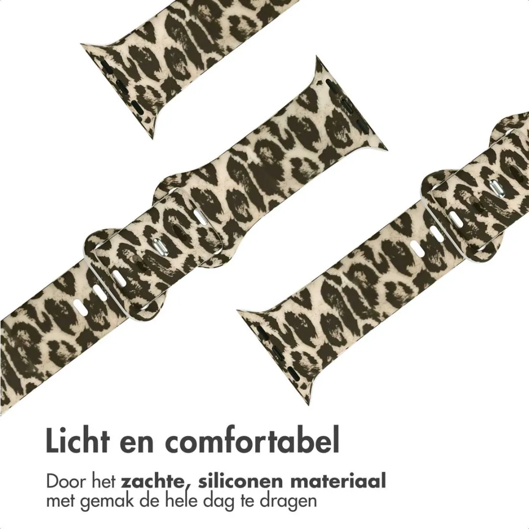 Imoshion Siliconen Bandje Apple Watch 42mm - Leopard
