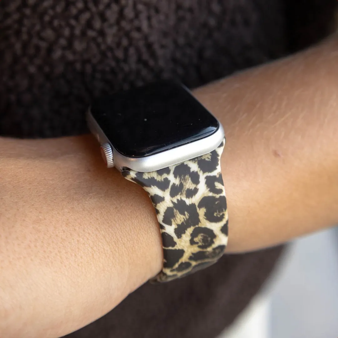 Imoshion Siliconen Bandje Apple Watch 42mm - Leopard