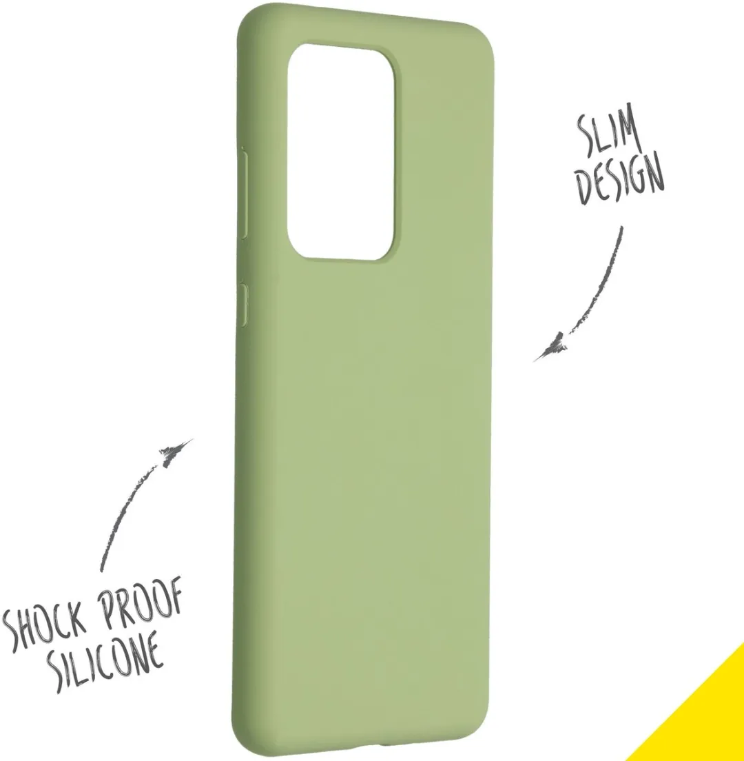 Accezz Hoesje Samsung Galaxy S20 Ultra - Groen