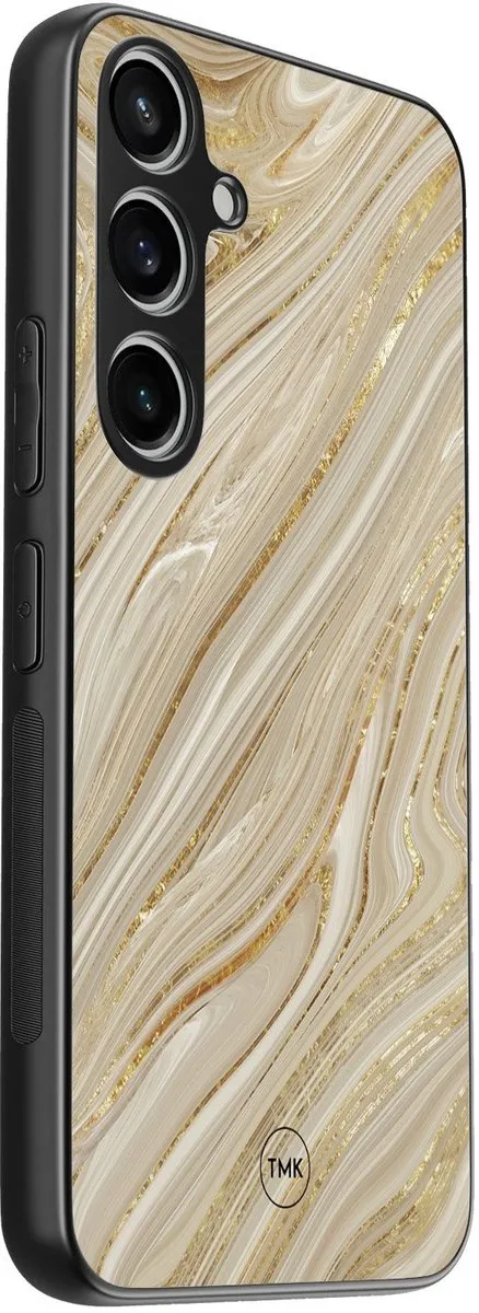 Casevibes Galaxy A15 TPU Hoesje - Golden Marble