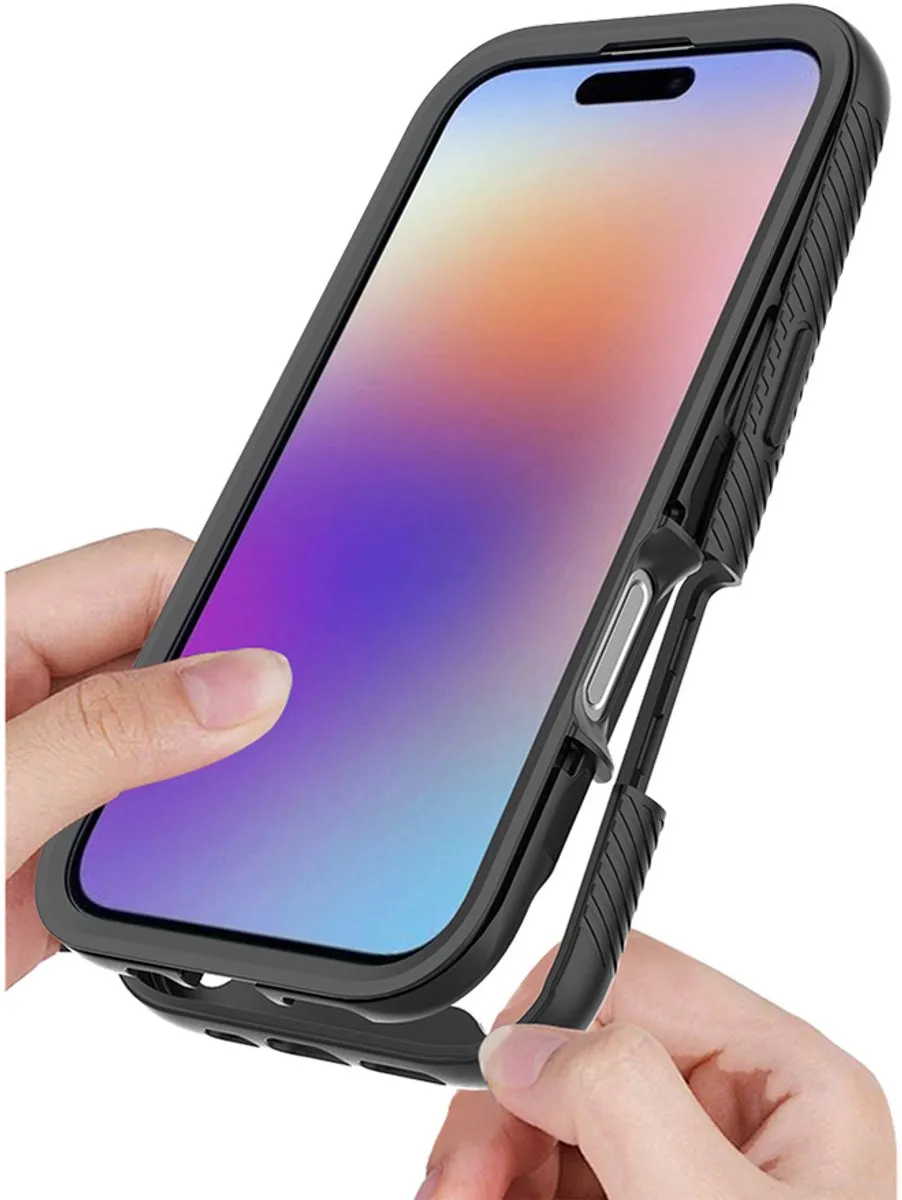 Just in Case Cazy MAP2761DC1 iPhone 17 Hoesje - 360° Full Protection - Zwart