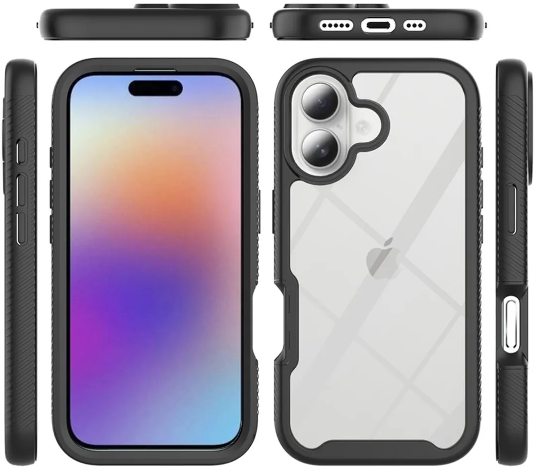 Just in Case Cazy MAP2761DC1 iPhone 17 Hoesje - 360° Full Protection - Zwart
