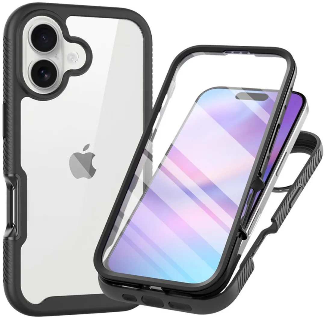 Just in Case Cazy MAP2761DC1 iPhone 17 Hoesje - 360° Full Protection - Zwart