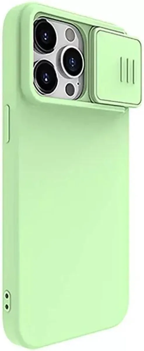 Nillkin CamShield Hoesje iPhone 15 Pro Max - Groen - afbeelding 6 van 6