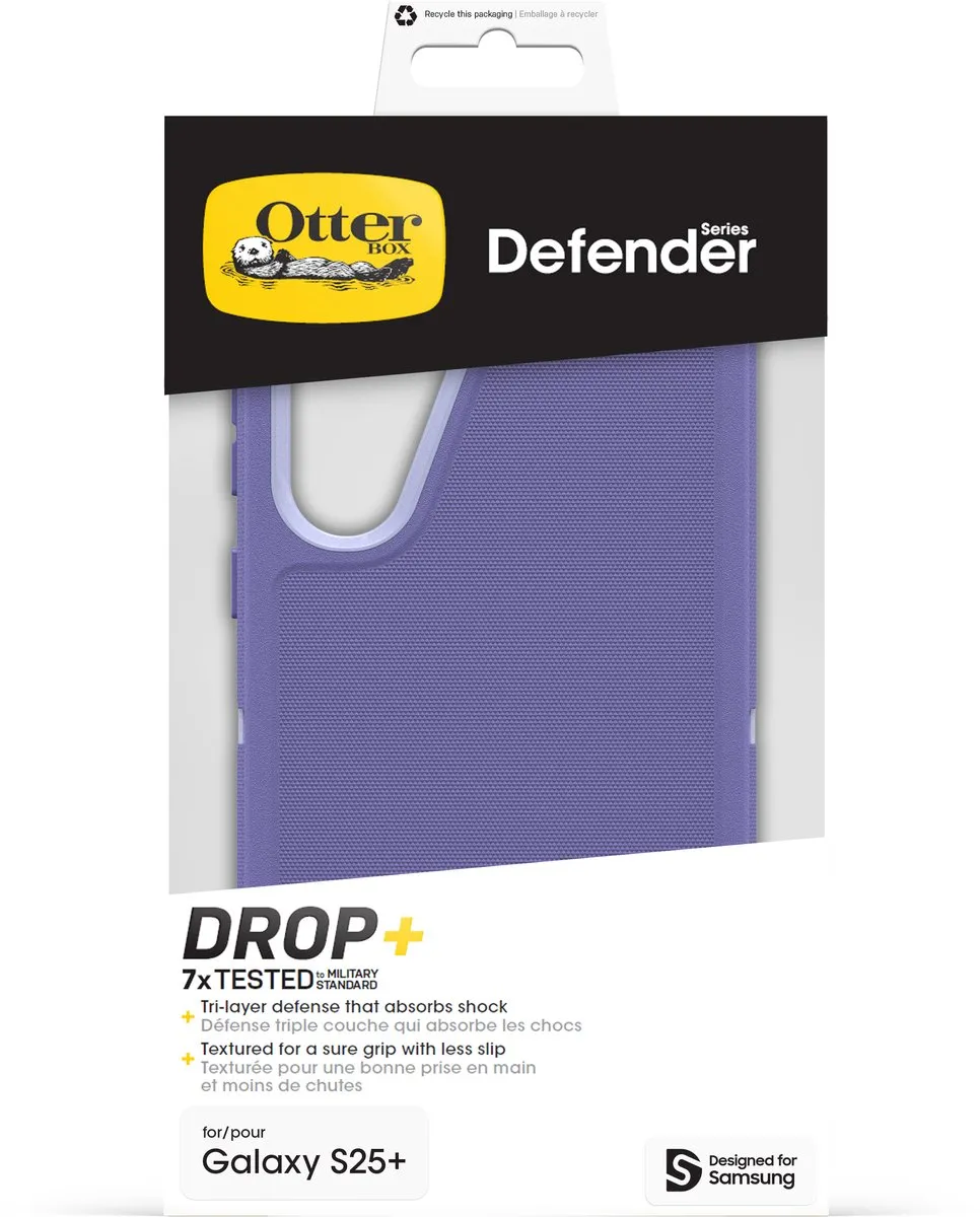 OtterBox Defender 77-97617 Hoesje - Samsung Galaxy S25 Plus - Paars