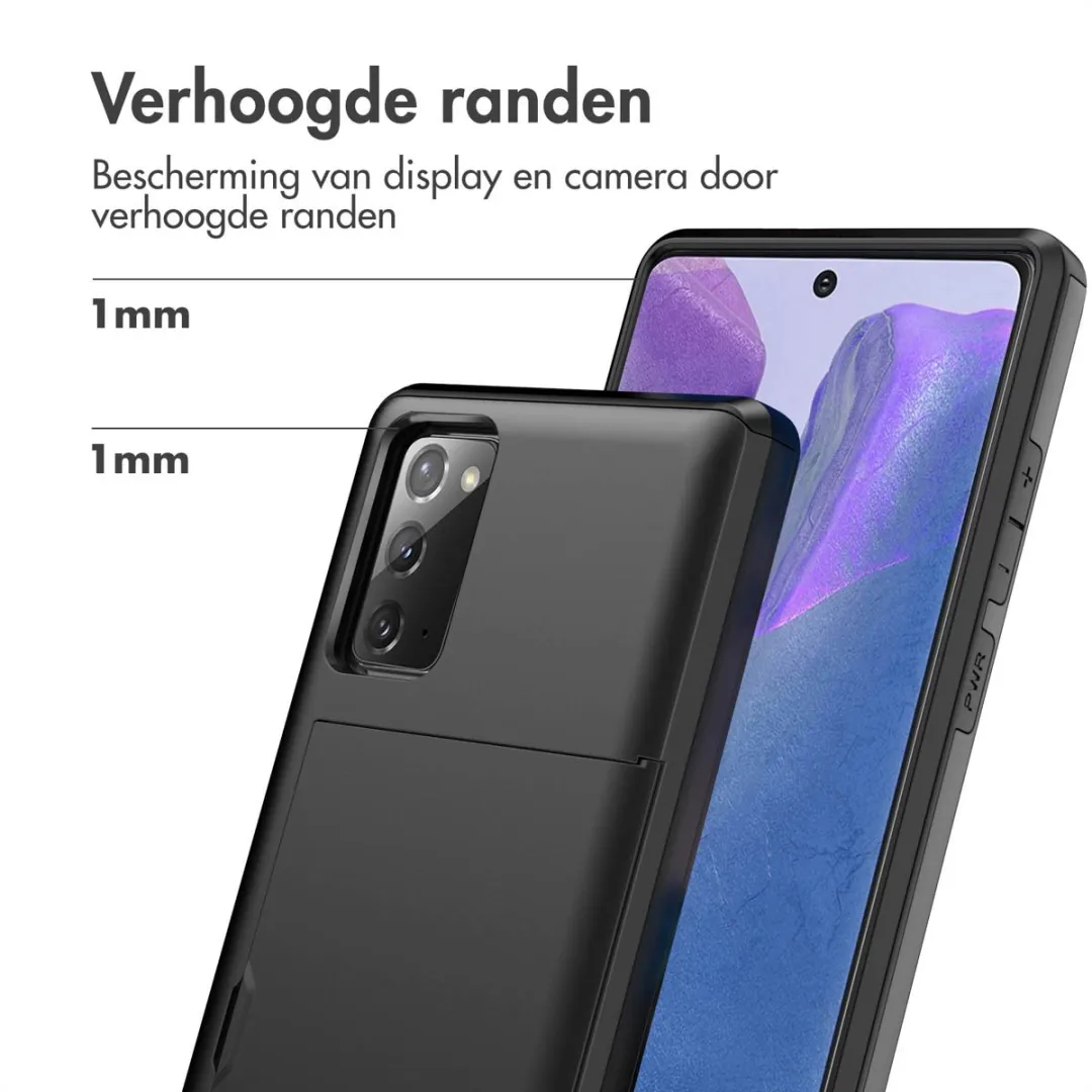 Imoshion Hoesje Samsung Galaxy S20 FE - 2 Pasjes - Zwart