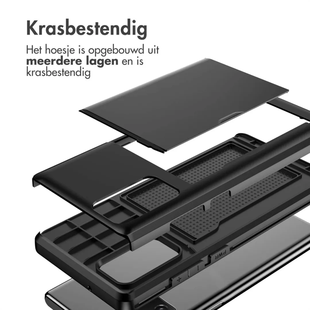 Imoshion Hoesje Samsung Galaxy S20 FE - 2 Pasjes - Zwart