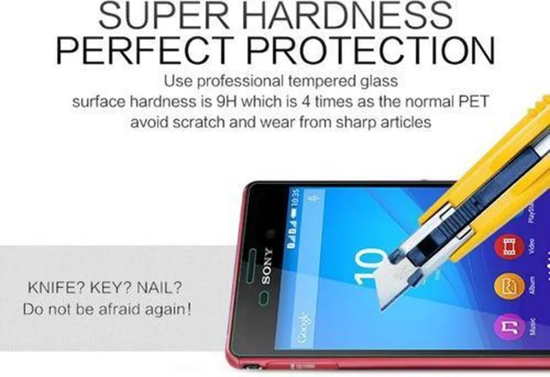 Nillkin Screenprotector Sony Xperia M4 Aqua - 9H Nano - afbeelding 2 van 5