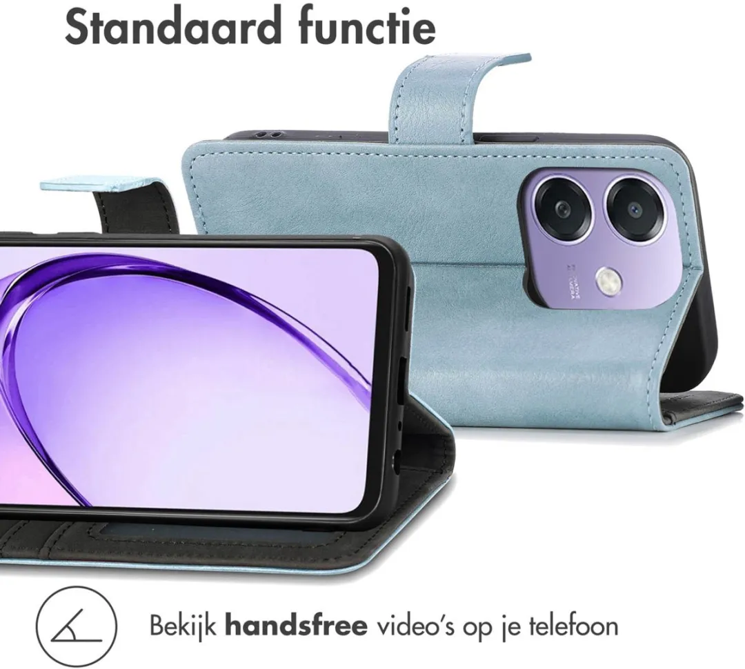 Imoshion Hoesje Oppo A40/A40M/A60 3 Stuks - Lichtblauw