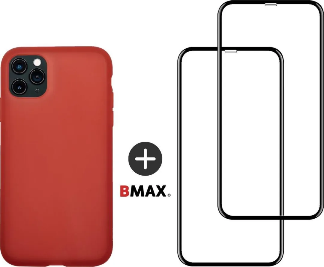 BMAX iPhone 11 Pro Max Telefoonhoesje Rood