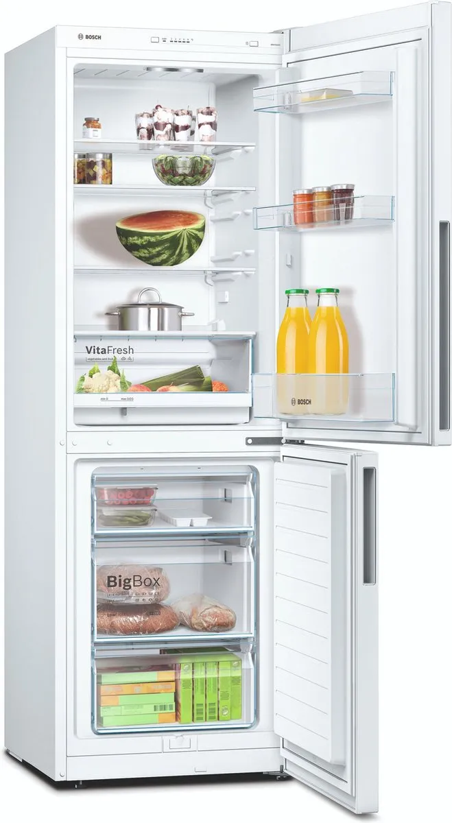 Bosch KGV332WEA Koel-vriescombinatie 287L - 176x60cm Wit - afbeelding 6 van 6