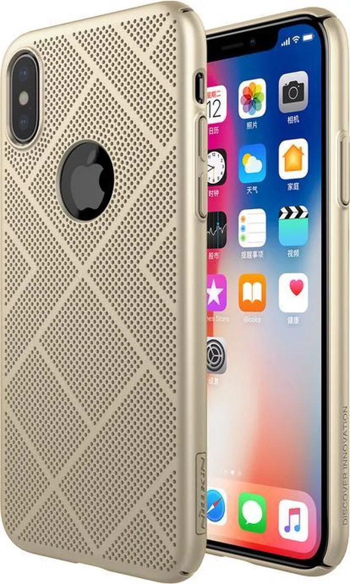 Nillkin Air Hard Case iPhone X - Goud - afbeelding 3 van 6